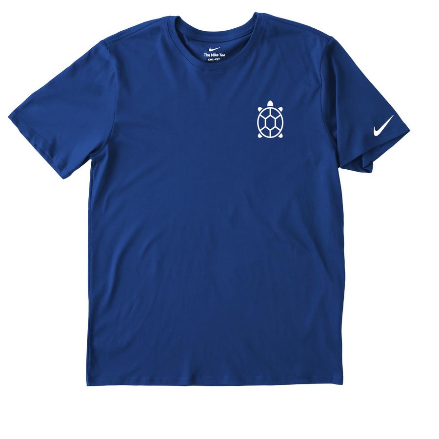 Turtle Shirt, a Rush Blue Nike Dri-FIT Jersey Blend Performance Tee