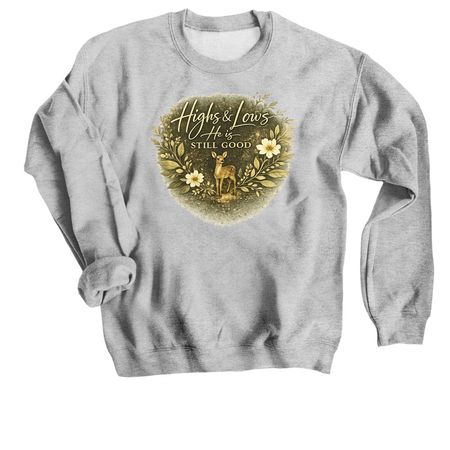 Highs & Lows, a Sport Grey Crewneck Sweatshirt