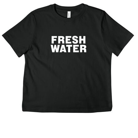 Freshwater!, a Vintage Black Women's Heavyweight Tee