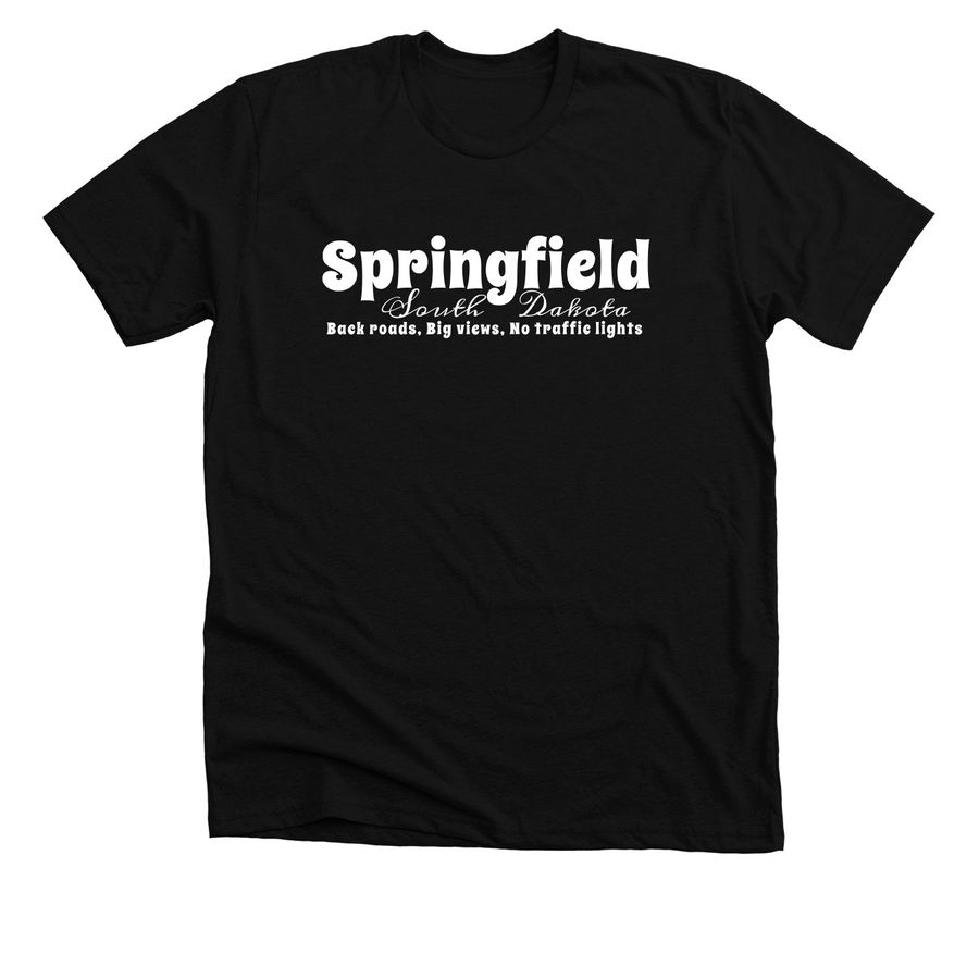 Small town pride, a Solid Black Blend Premium Unisex Tee