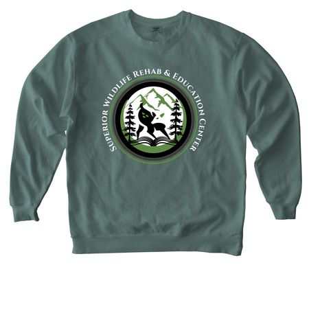 SWREC Spring '26 Kickoff Merch, a Blue Spruce Comfort Colors Crewneck Sweatshirt
