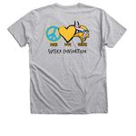 SC-Autism Awareness, a Athletic Heather Premium V-Neck Tee (back-view)