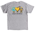 SC-Autism Awareness, a Sport Grey Classic Unisex Tee (back-view)