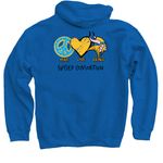 SC-Autism Awareness, a Royal Blue Pullover Hoodie (back-view)