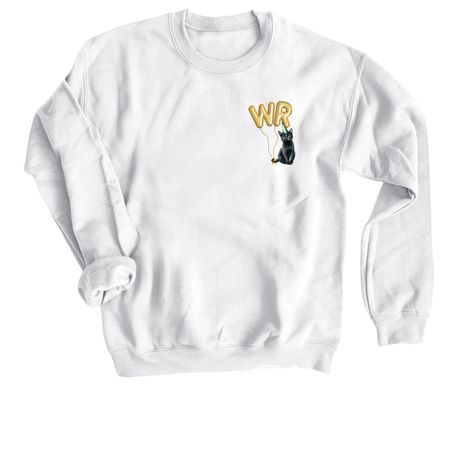 6 Year Rescue-Versary, a White Crewneck Sweatshirt