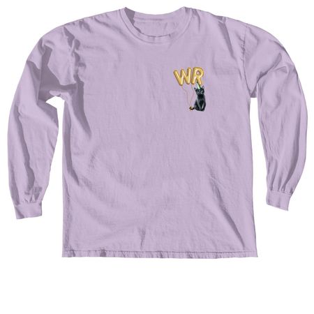 6 Year Rescue-Versary, a Orchid Comfort Colors Long Sleeve Tee