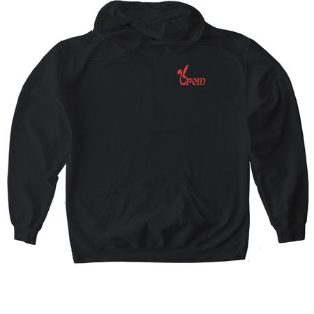 Crew Shirt Alice by Heart, a Black Gildan Softstyle Pullover Hoodie