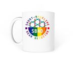 Mug, a White Coffee Mug (back-view)