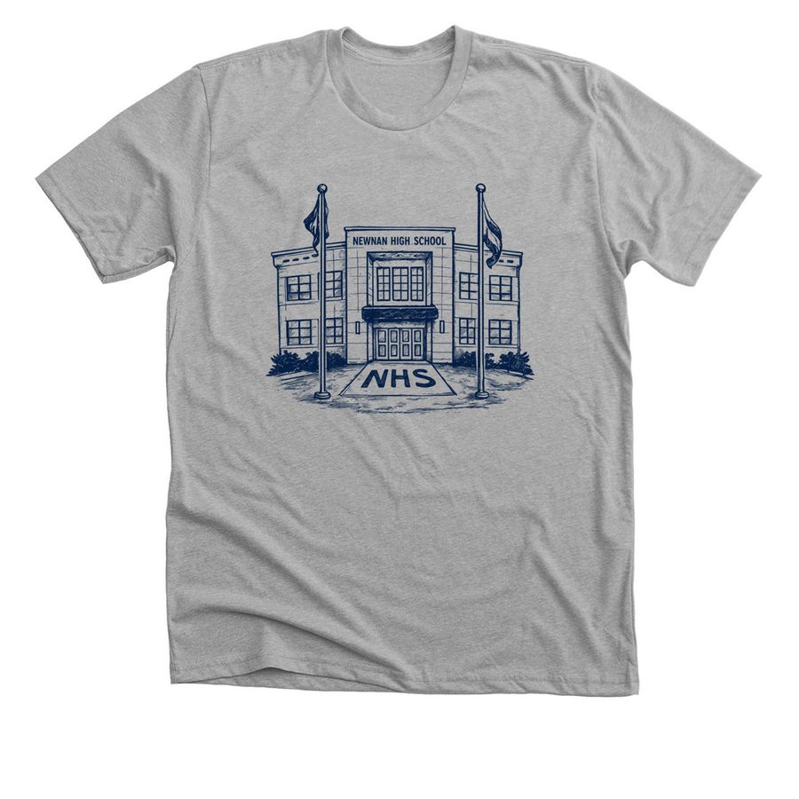 Newnan High School, a Athletic Heather Premium Unisex Tee