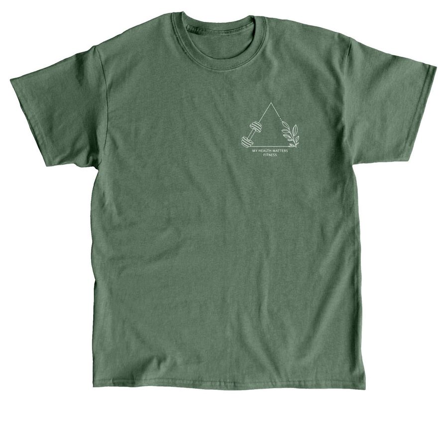 My Health Matters Light Logo, a Military Green Classic Unisex Tee