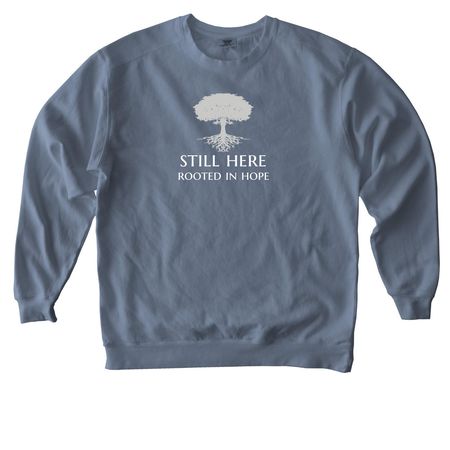 Suicide Prevention Awareness, a Blue Jean Comfort Colors Crewneck Sweatshirt