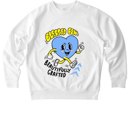 World Down Syndrome Day x FiGS, a White Stanley/Stella Unisex Changer 2.0 Crewneck Sweatshirt