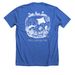 Coral Rescue Campaign, a Heather True Royal Premium Unisex Tee (back-view)