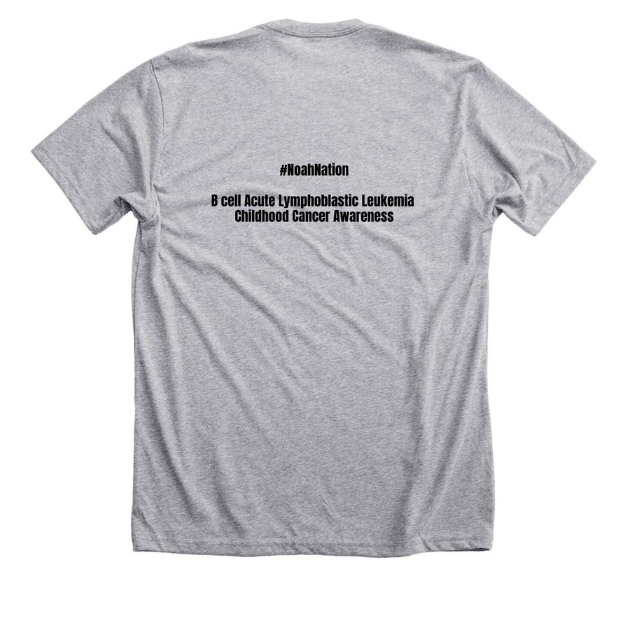 Knocking the B-ALL out of the Park, a Athletic Heather Premium Unisex Tee (back-view)