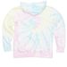 Tie Die PJammin? Sweatshirts&nbsp;, a Sunset Swirl Tie Dye Pullover Hoodie (back-view)