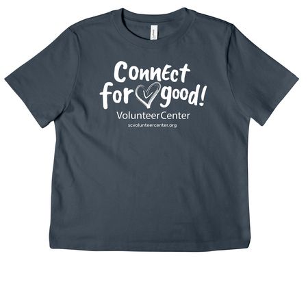Connect for Good, a Vintage Navy Women's Heavyweight Tee