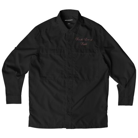 Food for Thought, a Deep Black Daybreak UV Long Sleeve Shirt