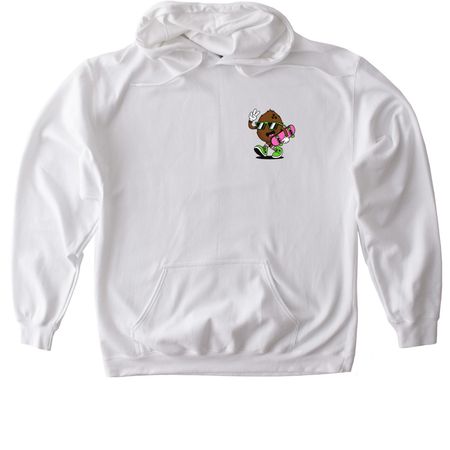 Coconuts & Bolts (Light Front and Back Design), a White Gildan Softstyle Pullover Hoodie