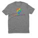 Friends of TAS Pride, a Aluminum Grey Allmade Eco Triblend Unisex Tee