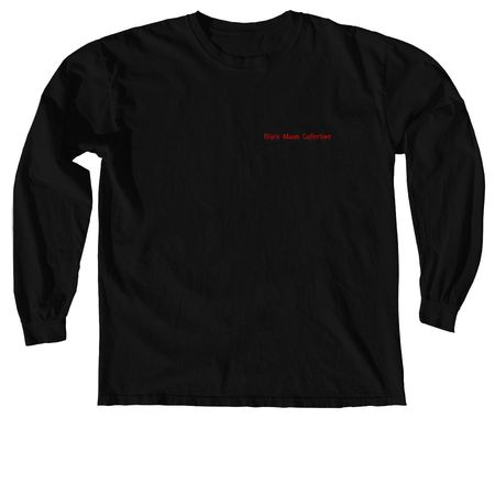 A Nightmare on Main Street, a Black Comfort Colors Long Sleeve Tee