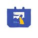 Golden Oldies Signature Bags, a True Royal Cotton Canvas Tote Bag (back-view)