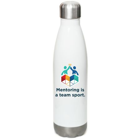 Stainless Steel Water Bottle, a White Stainless Steel Water Bottle