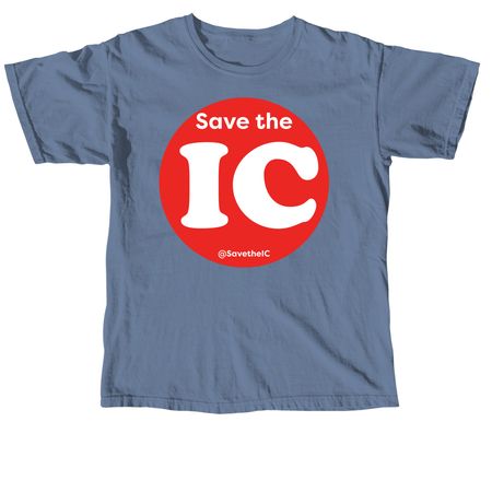 Save the IC! Shirts, sweats and hoodies, a Blue Jean Comfort Colors Unisex Tee