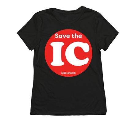 Save the IC! Shirts, sweats and hoodies, a Deep Black Allmade Eco Triblend Women?s Tee