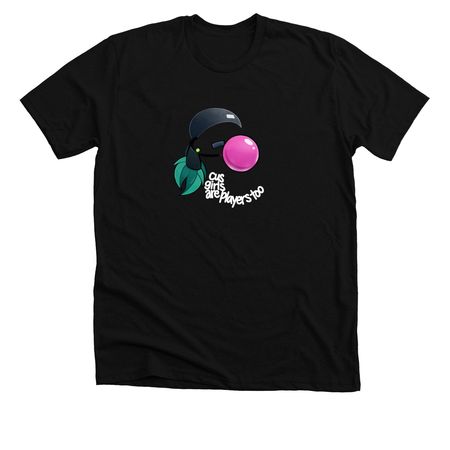 cus girls, a Solid Black Blend Premium Unisex Tee