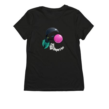 cus girls, a Deep Black Allmade Eco Triblend Women?s Tee