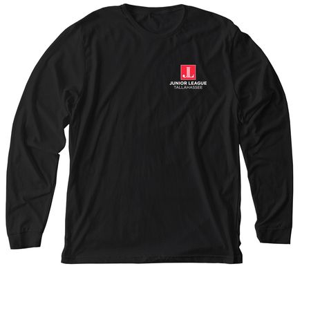 Volunteer Shirts, a Solid Black Blend Premium Long Sleeve Tee