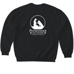 Pathfinder Dog Training&nbsp;, a Black Softstyle Crewneck Sweatshirt (back-view)