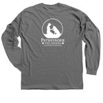 Pathfinder Dog Training&nbsp;, a Charcoal Classic Long Sleeve Tee (back-view)