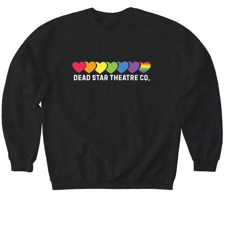 DSTC Pride!, a Black Softstyle Crewneck Sweatshirt