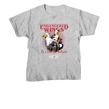 Endangered Wings Apparel, a Sport Grey Youth Unisex Tee