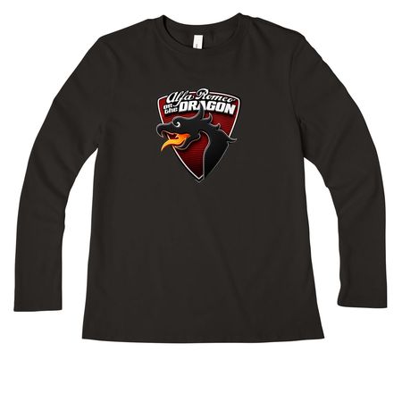 Long Sleeve Alfa on the Dragon, a Black Women?s Premium Long Sleeve Tee