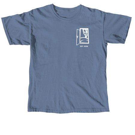 Commemorating 20 years of HHC, a Blue Jean Comfort Colors Unisex Tee