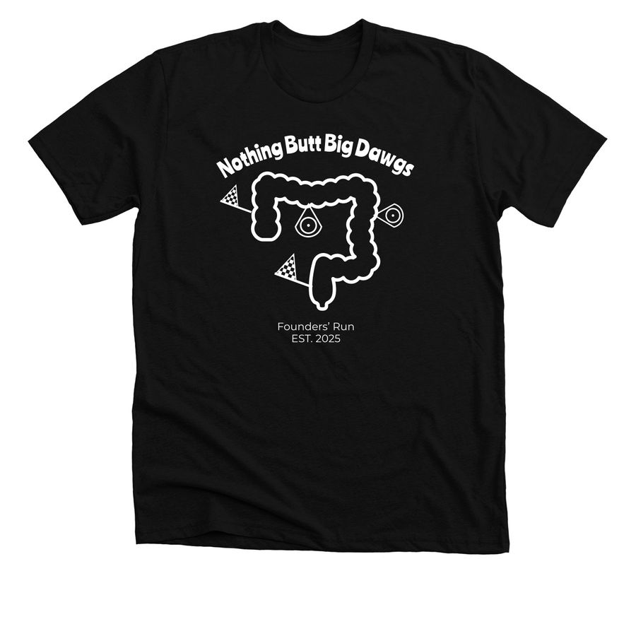 Get your rear in gear 5k, a Solid Black Blend Premium Unisex Tee