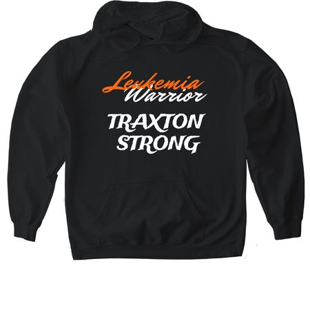 Sharing our cancer story, a Black Gildan Softstyle Pullover Hoodie