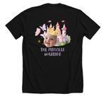 Princess Warrior, a Solid Black Blend Premium Unisex Tee (back-view)