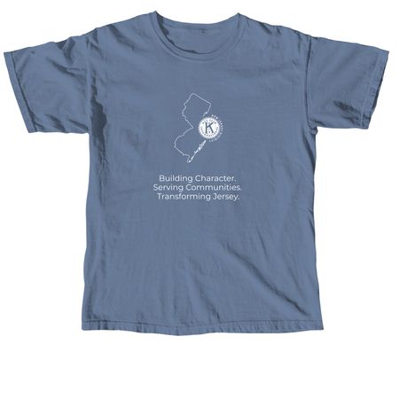 New Jersey Key Club Pride Shirt, a Blue Jean Comfort Colors Unisex Tee