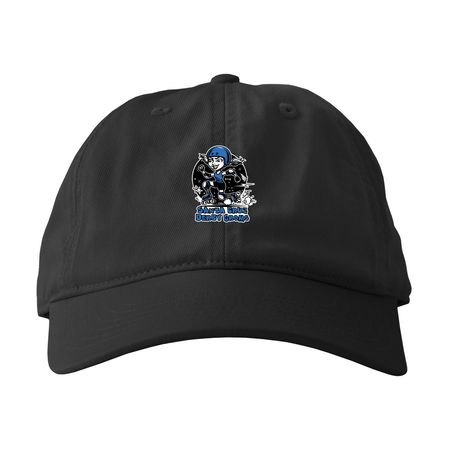 Santa Cruz Derby Groms - Hats, a Black Printed Eco Baseball Cap