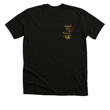 Building the Future In Motion, a Solid Black Blend Premium Unisex Tee