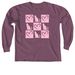 Valentine's Cardiac Fundraiser, a Berry Comfort Colors Long Sleeve Tee