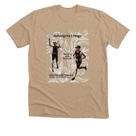 Nahongvita | Y?ego | Support Hosava&nbsp;, a Heather Sand Dune Premium Unisex Tee