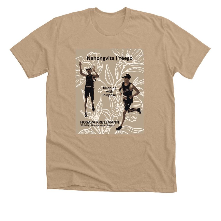 Nahongvita | Y?ego | Support Hosava&nbsp;, a Heather Sand Dune Premium Unisex Tee