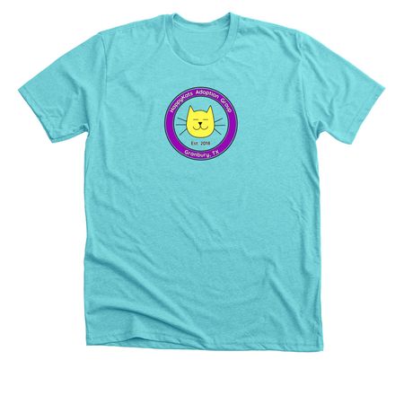 HK 5 yr Anniversary -1, a Tahiti Blue Premium Tee (back-view)