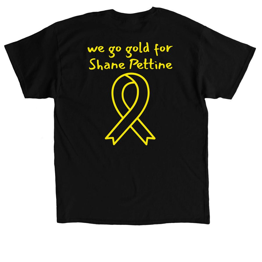 Team Shane ??, a Black Classic Unisex Tee (back-view)