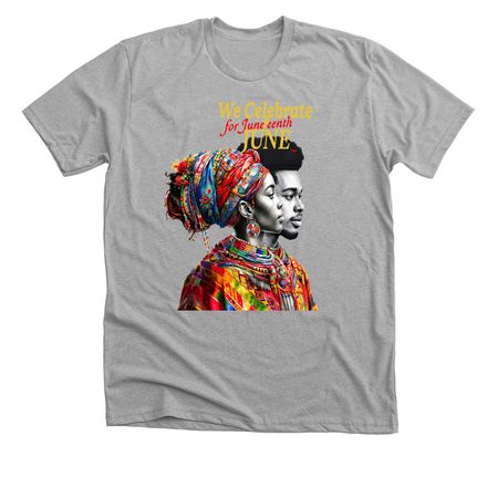 We Celebrate JUNE 2026, a Athletic Heather Premium Unisex Tee