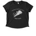 Healthcare Hero, a Space Black Allmade Eco Triblend Women?s Scoop Neck Tee